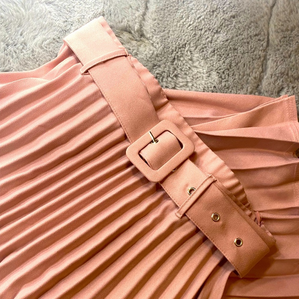 HIGH WAIST MIDI SKIRT